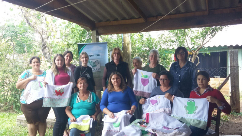 CRAS de Porto Xavier realizou o Curso de Patchork em parceria com SENAR
